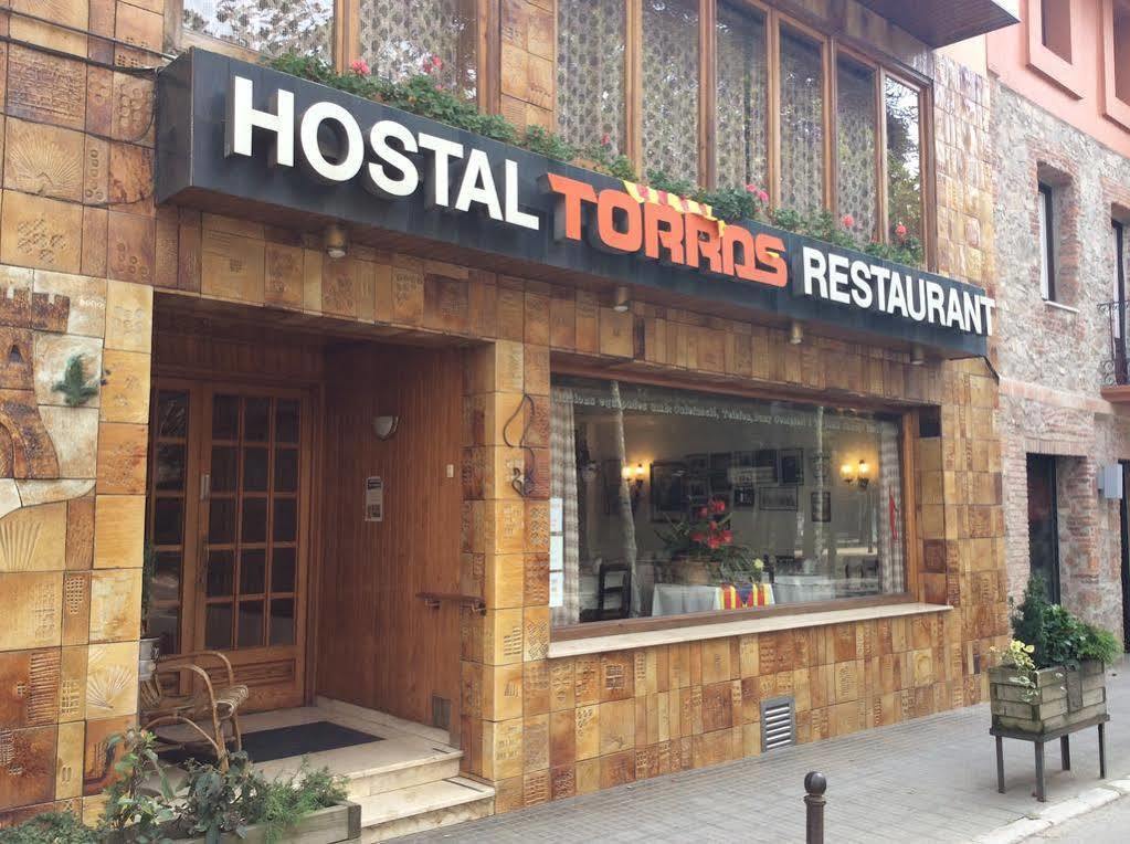 Hostal Torras Sant Hilari Sacalm Exteriör bild